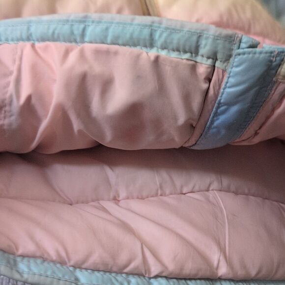 Gap Kids Pastel Rainbow Puffer Jacket Size XL - Picture 9 of 9